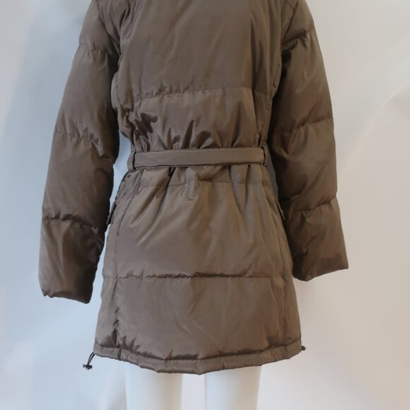 Womens Weekend MaxMara Bronze Heavy Padding Puffer Jacket Coat 8 - Picture 5 of 16